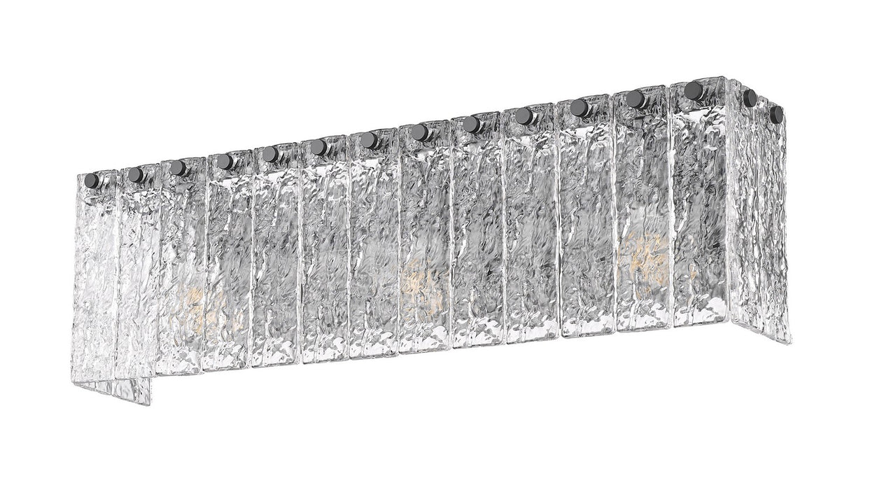 Z-Lite - 1943-3V-MB - Three Light Vanity - Glacier - Matte Black