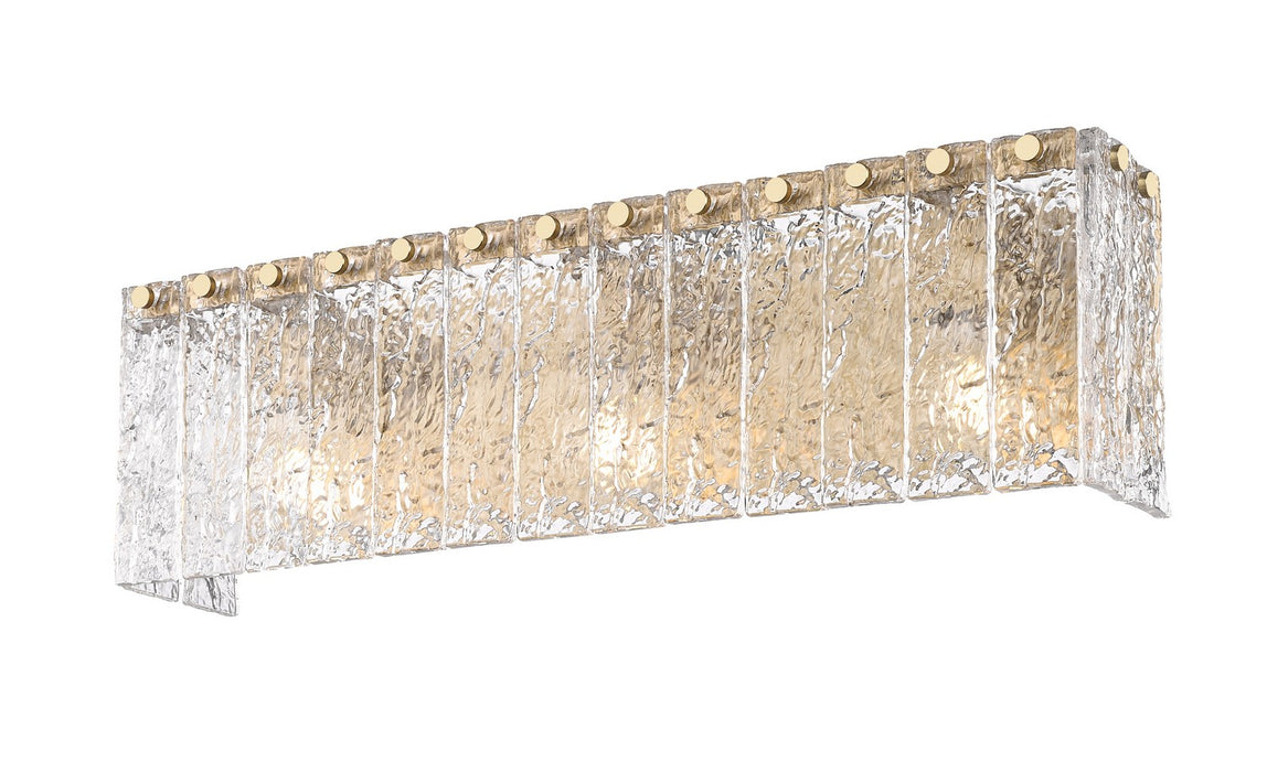 Z-Lite - 1943-3V-MGLD - Three Light Vanity - Glacier - Modern Gold