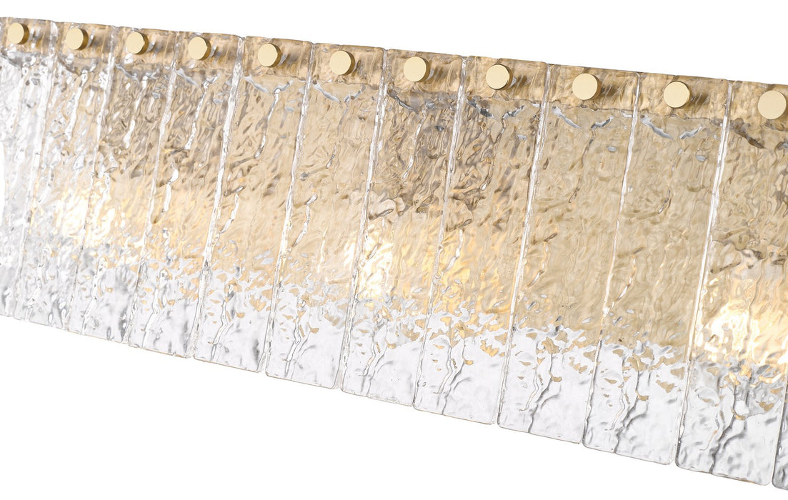 Z-Lite - 1943-3V-MGLD - Three Light Vanity - Glacier - Modern Gold