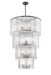 Z-Lite - 1943-48MB - 18 Light Chandelier - Glacier - Matte Black