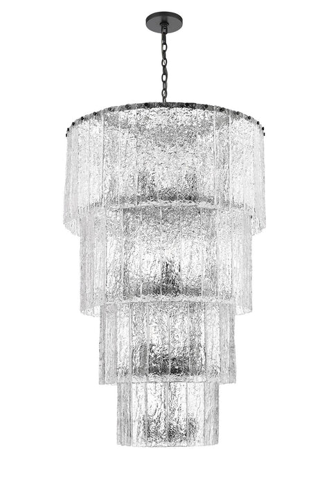Z-Lite - 1943-48MB - 18 Light Chandelier - Glacier - Matte Black