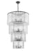 Z-Lite - 1943-48MB - 18 Light Chandelier - Glacier - Matte Black