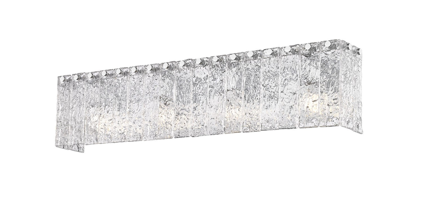 Z-Lite - 1943-4V-CH - Four Light Vanity - Glacier - Chrome