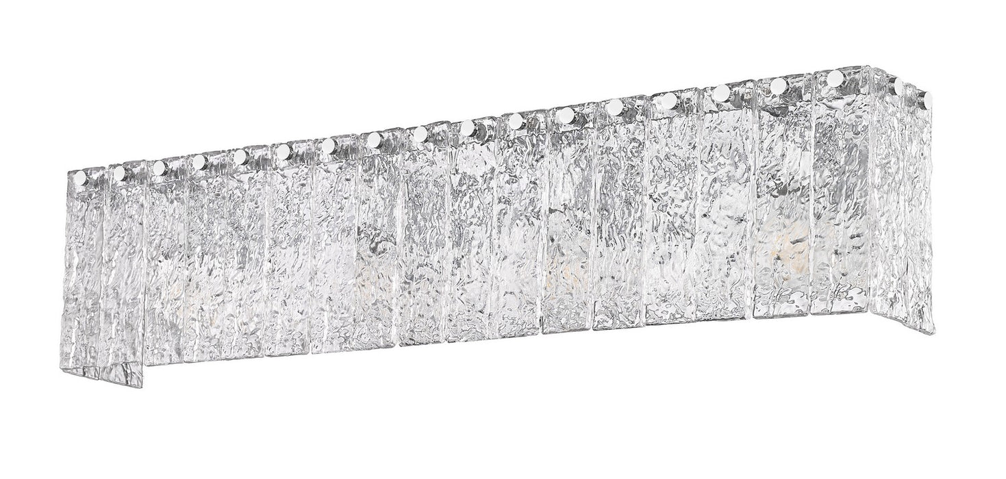 Z-Lite - 1943-4V-CH - Four Light Vanity - Glacier - Chrome