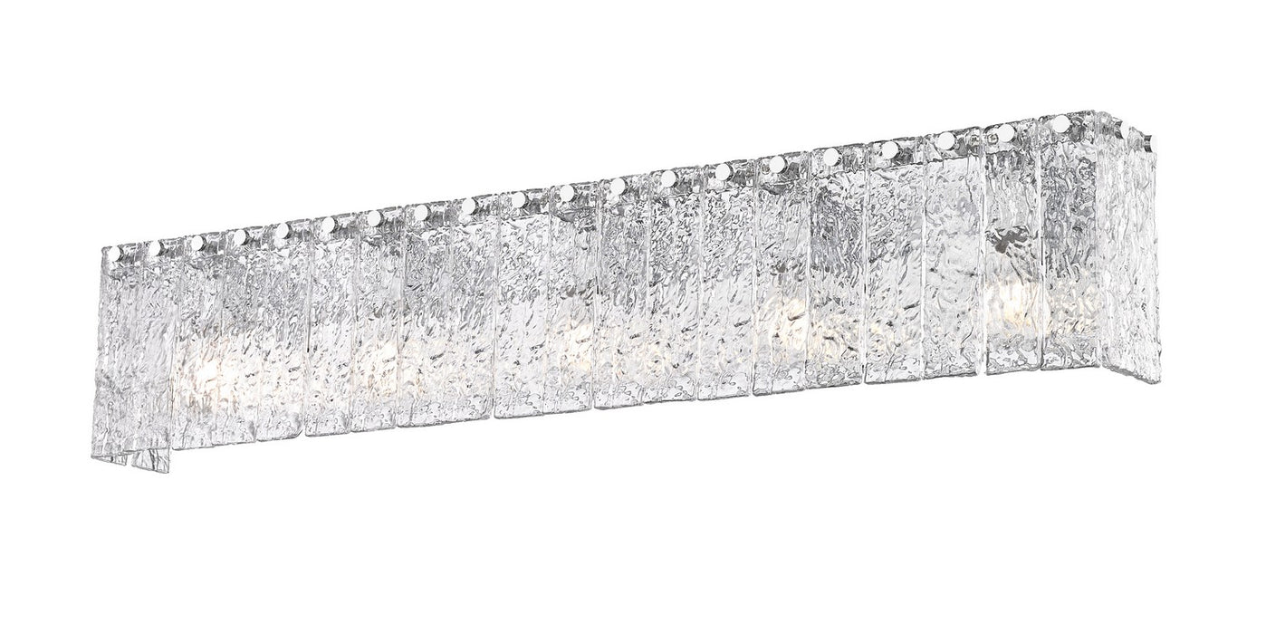 Z-Lite - 1943-5V-CH - Five Light Vanity - Glacier - Chrome