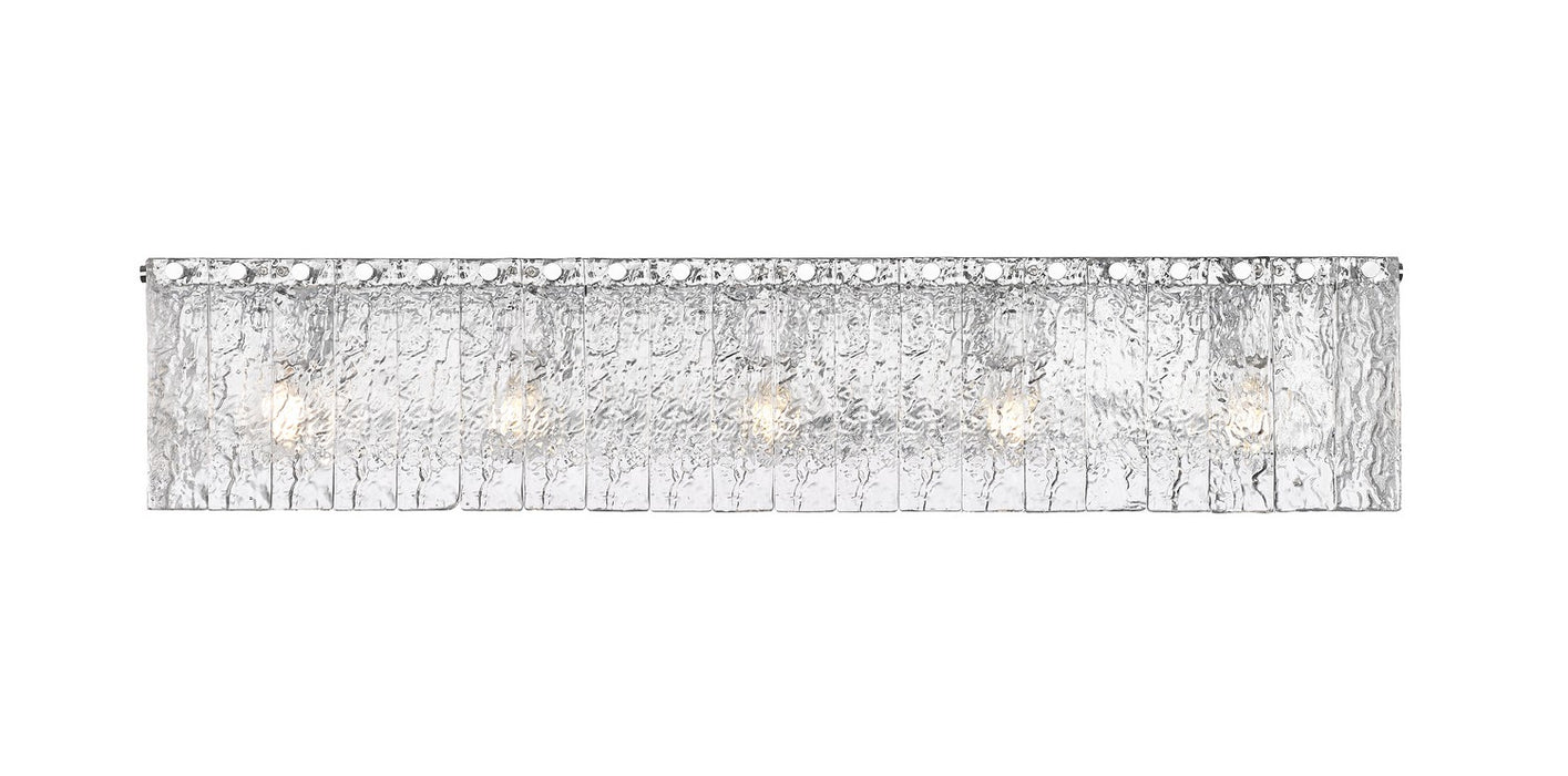 Z-Lite - 1943-5V-CH - Five Light Vanity - Glacier - Chrome