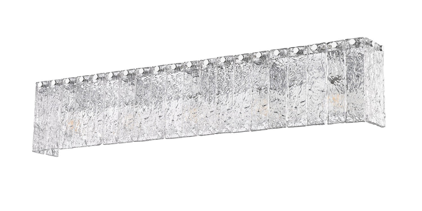 Z-Lite - 1943-5V-CH - Five Light Vanity - Glacier - Chrome