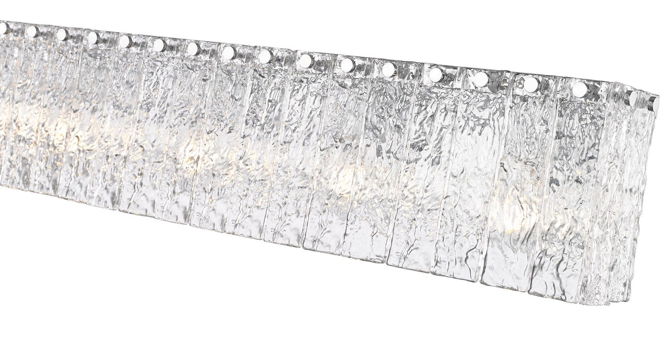 Z-Lite - 1943-5V-CH - Five Light Vanity - Glacier - Chrome