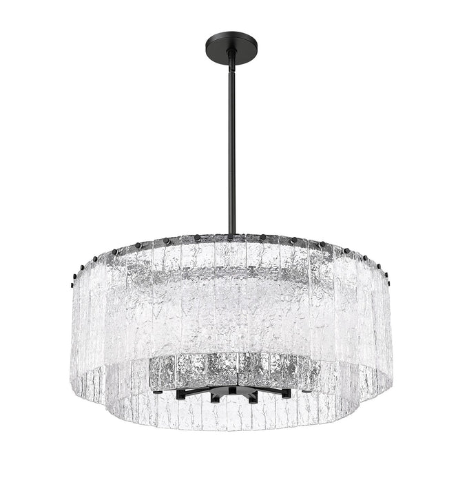 Z-Lite - 1943P32-2-MB - 12 Light Pendant - Glacier - Matte Black