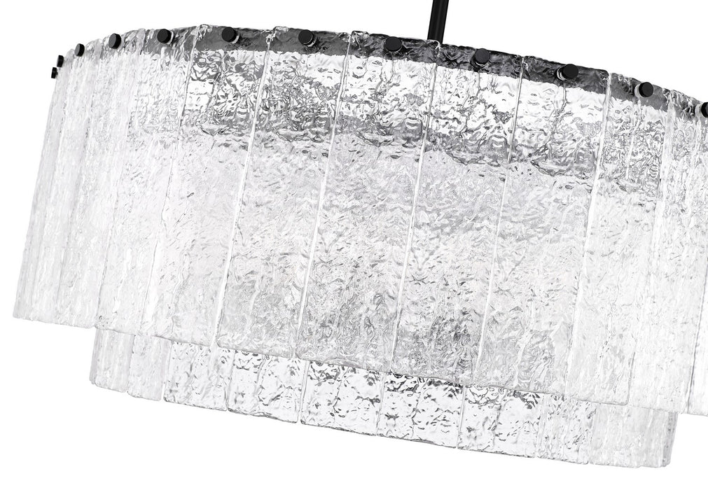 Z-Lite - 1943P32-2-MB - 12 Light Pendant - Glacier - Matte Black