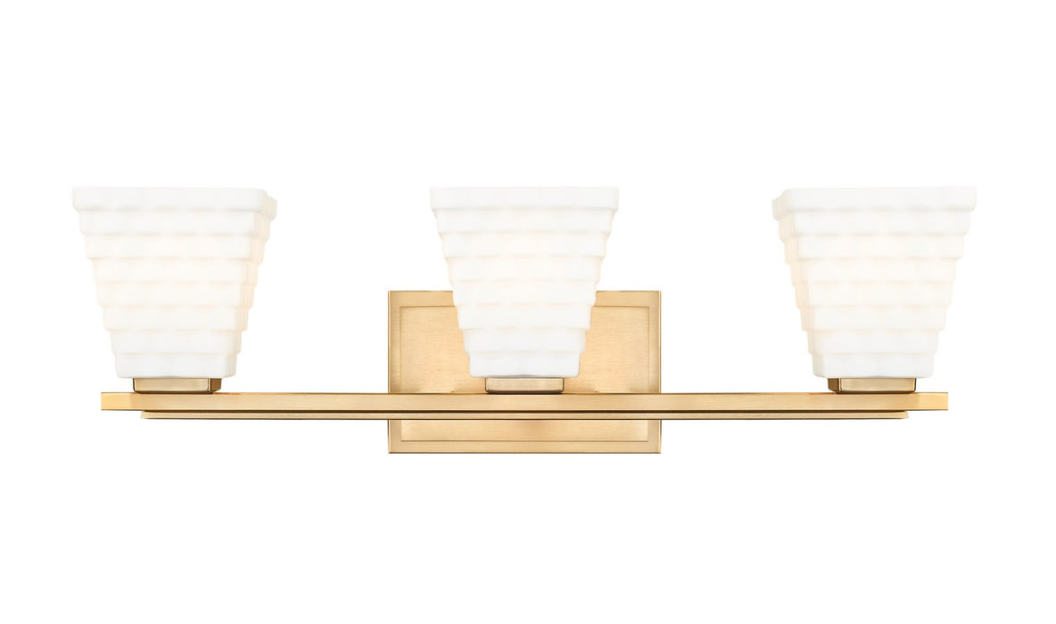 Z-Lite - 7514-3V-MGLD - Three Light Vanity - Annalise - Modern Gold