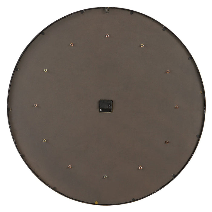 Uttermost - 06467 - Wall Clock - Stone Serenity - Antique Gold