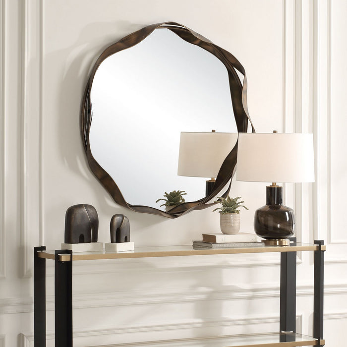Uttermost - 08225 - Mirror - Catch The Wave - Warm Bronze