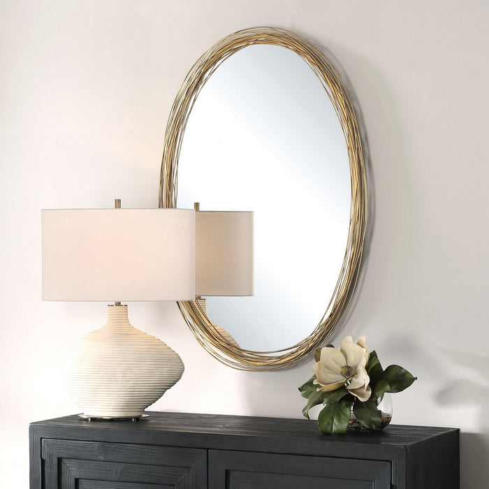 Uttermost - 08226 - Mirror - Gillian - Brushed Gold