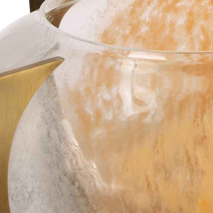 Uttermost - 18183 - Vase - Amber Swirl - Warm Brass