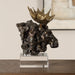 Uttermost - 18187 - Sculpture - Moose Bust - Bronze