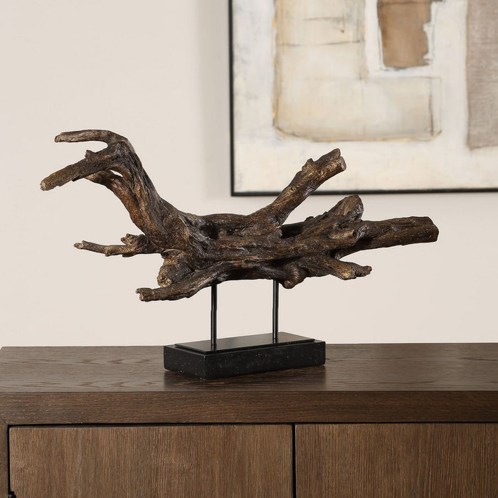 Uttermost - 18221 - Sculpture - Gilded Branch - Dark Brown