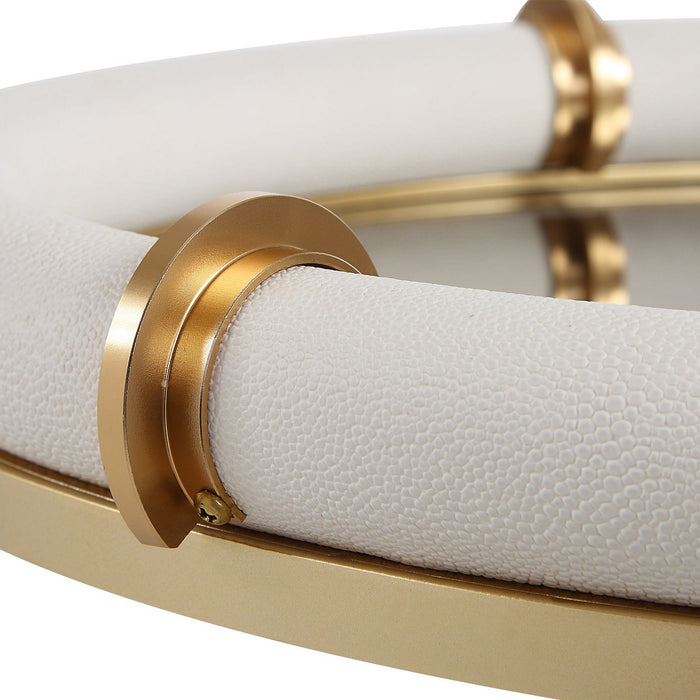 Uttermost - 18229 - Tray - Cyprus, - White