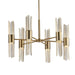 Uttermost - 21391 - LED Chandelier - Cret - Oxidized Brass