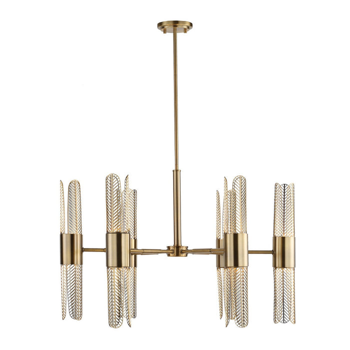 Uttermost - 21391 - LED Chandelier - Cret - Oxidized Brass