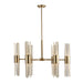 Uttermost - 21391 - LED Chandelier - Cret - Oxidized Brass