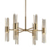 Uttermost - 21391 - LED Chandelier - Cret - Oxidized Brass