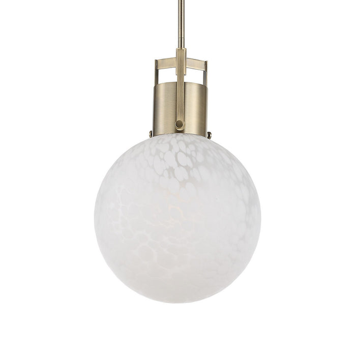 Uttermost - 21609 - One Light Pendant - Huch - Antique Brass