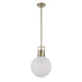 Uttermost - 21609 - One Light Pendant - Huch - Antique Brass