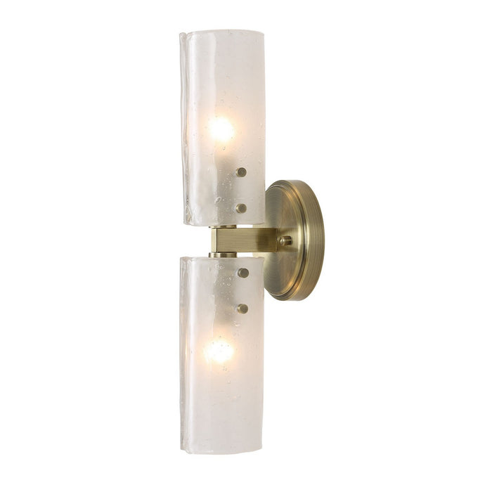 Uttermost - 22588 - Two Light Wall Sconce - Mistie - Antique Brass