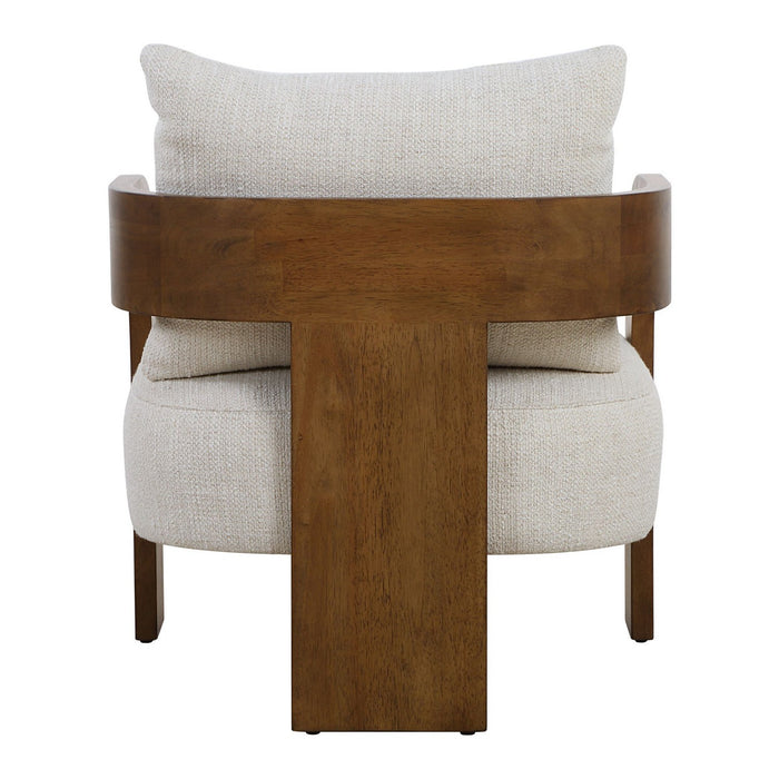 Uttermost - 23880 - Accent Chair - Rowan - Walnut Stained Oak