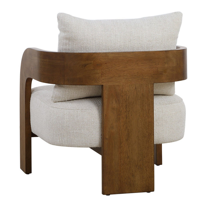 Uttermost - 23880 - Accent Chair - Rowan - Walnut Stained Oak