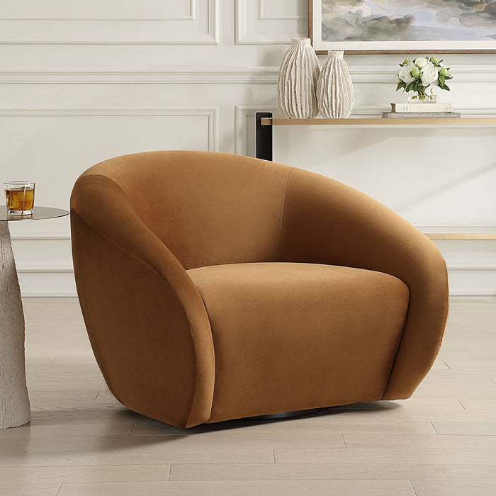 Uttermost - 23898 - Swivel Chair - DeSoto - Hazelnut