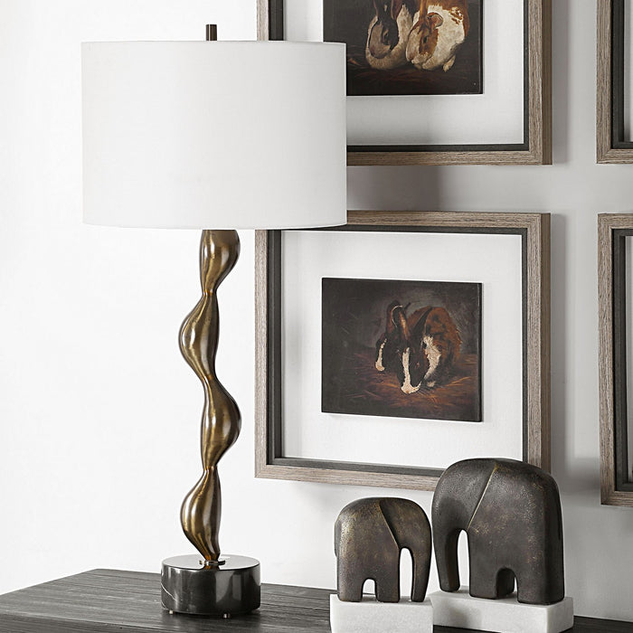 Uttermost - 30454-1 - One Light Table Lamp - Remolino - Warm Bronze