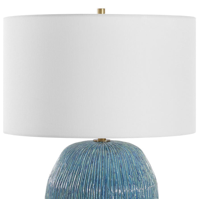 Uttermost - 30455-1 - One Light Table Lamp - Elysia - Antique Brass