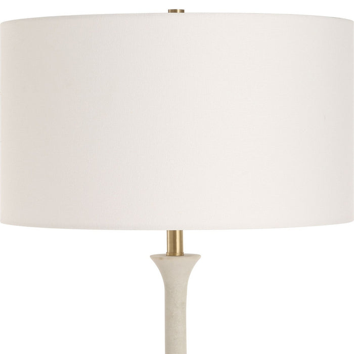 Uttermost - 30461 - One Light Floor Lamp - Dewdrop - Brushed Antique Brass