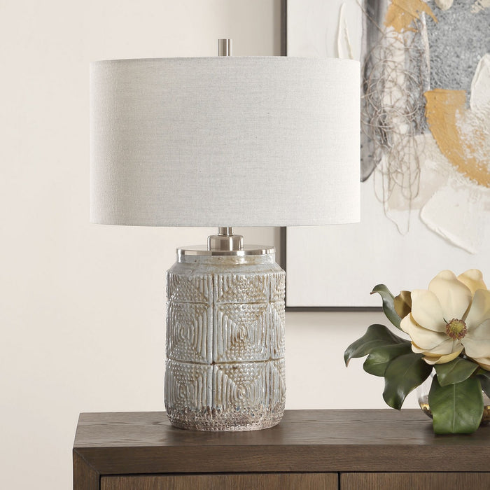 Uttermost - 30464 - One Light Table Lamp - Graydon - Brushed Nickel