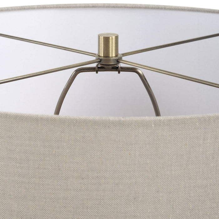 Uttermost - 30472 - One Light Table Lamp - Maliyah - Light Beige Linen Wrapped