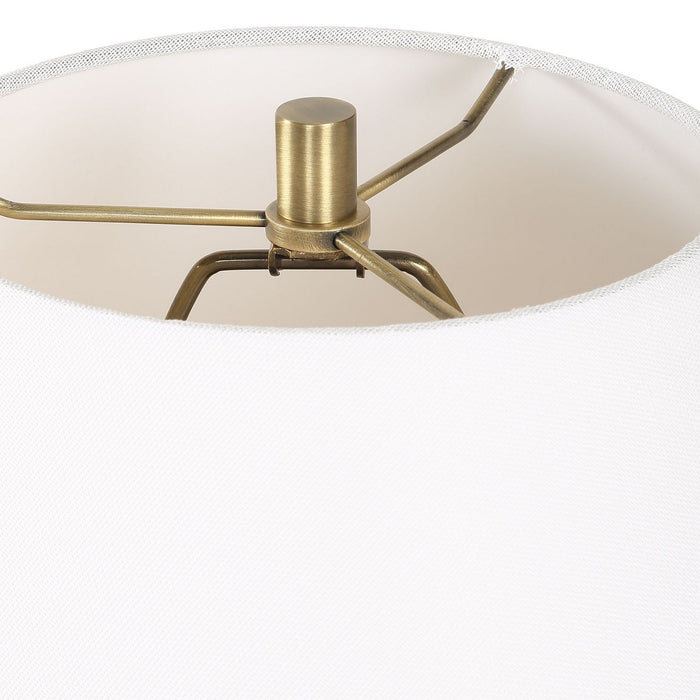 Uttermost - 30489 - One Light Table Lamp - Keoghan - Antique Brass