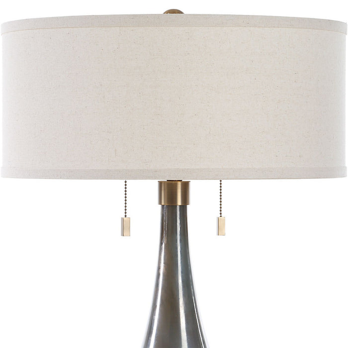 Uttermost - 30518 - Two Light Table Lamp - Cardoni - Brushed Brass