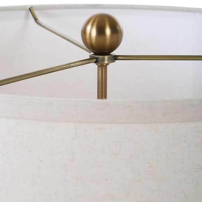 Uttermost - 30518 - Two Light Table Lamp - Cardoni - Brushed Brass