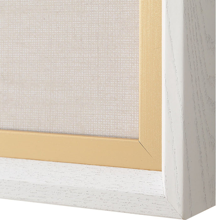 Uttermost - 32384 - Framed Print - Wild Flourish - White Wood