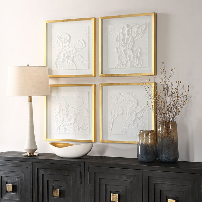 Uttermost - 32387 - Wall Art - Fourfold - Light Gold