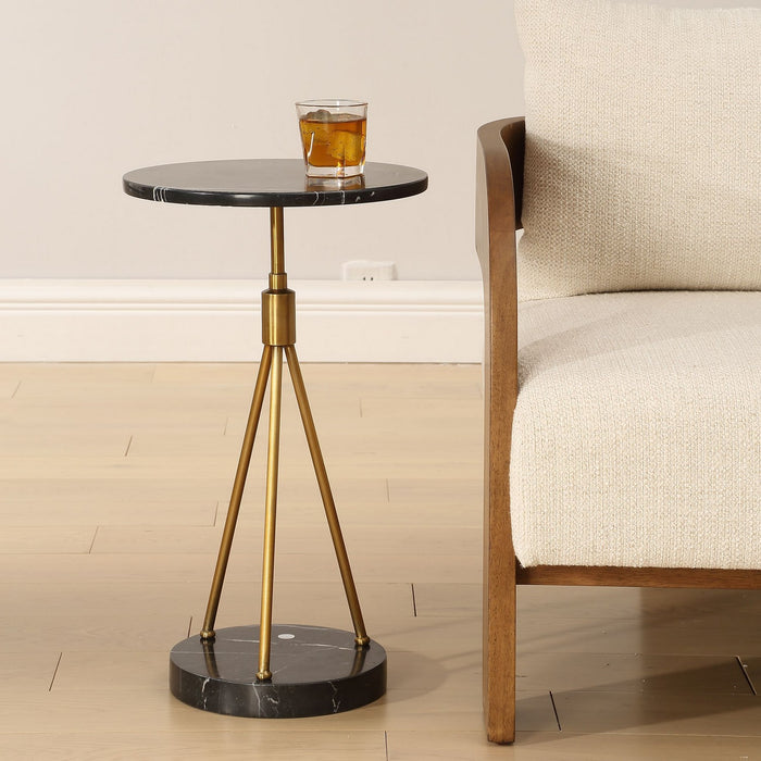 Uttermost - 50066 - Accent Table - Rosston - Brass