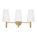 Capital Lighting - 155231AD-550 - Three Light Vanity - Averitt - Aged Brass