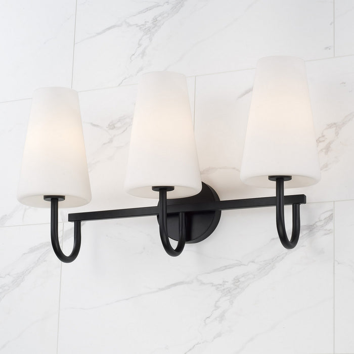 Capital Lighting - 155231MB-550 - Three Light Vanity - Averitt - Matte Black