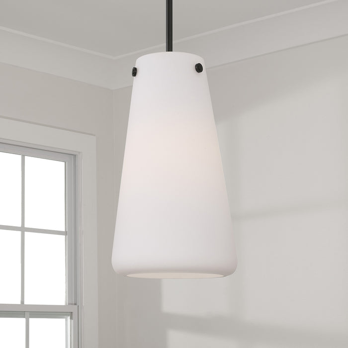 Capital Lighting - 355211MB - One Light Pendant - Averitt - Matte Black