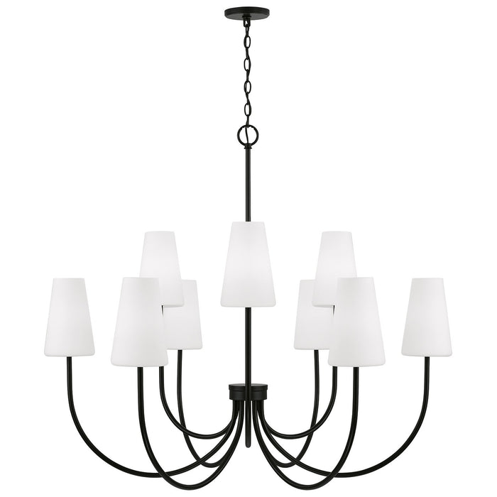 Capital Lighting - 455291MB-550 - Nine Light Chandelier - Averitt - Matte Black