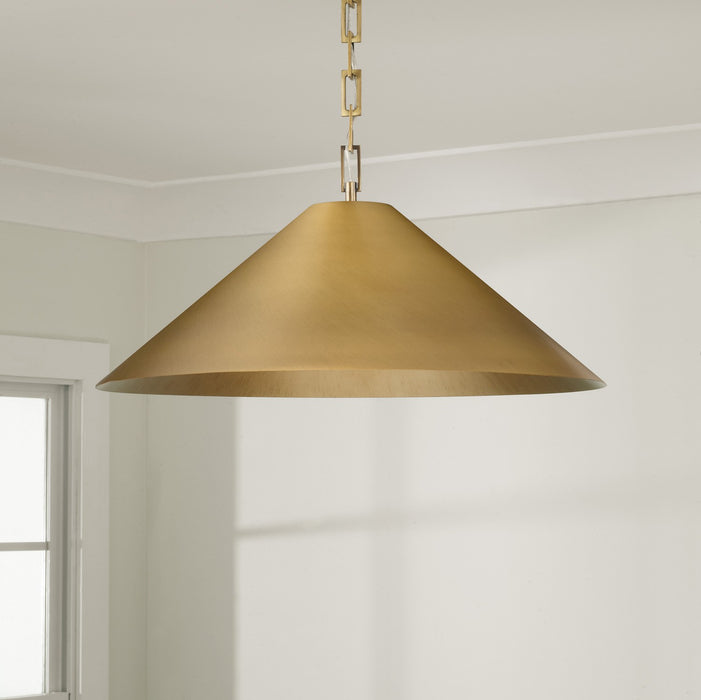 Capital Lighting - 356711AD - One Light Pendant - Avery - Aged Brass