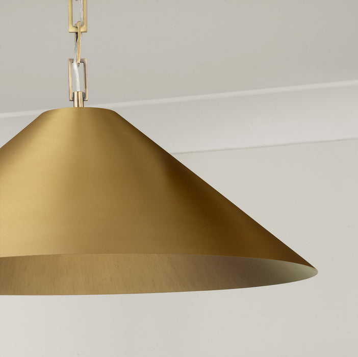 Capital Lighting - 356711AD - One Light Pendant - Avery - Aged Brass