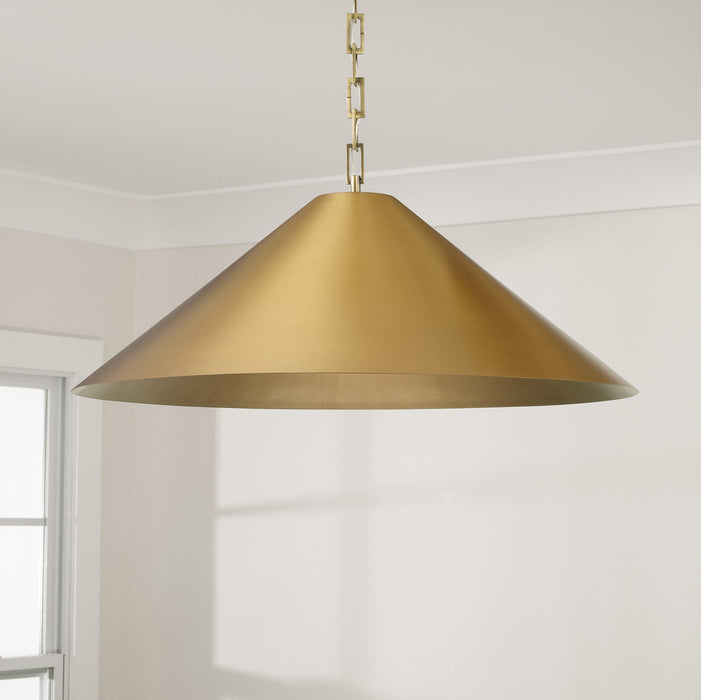 Capital Lighting - 356712AD - One Light Pendant - Avery - Aged Brass